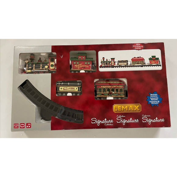 Lemax Yuletide Express Christmas Train Set Holiday Village
